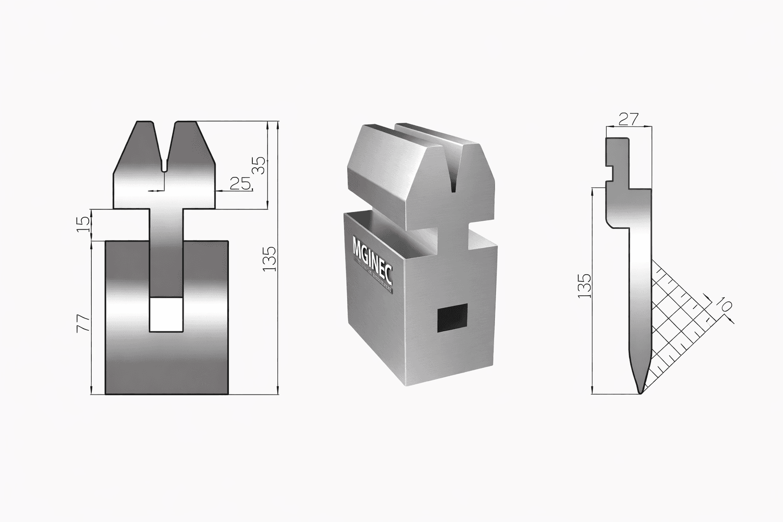 SPRING HEMMING DIE & PUNCH